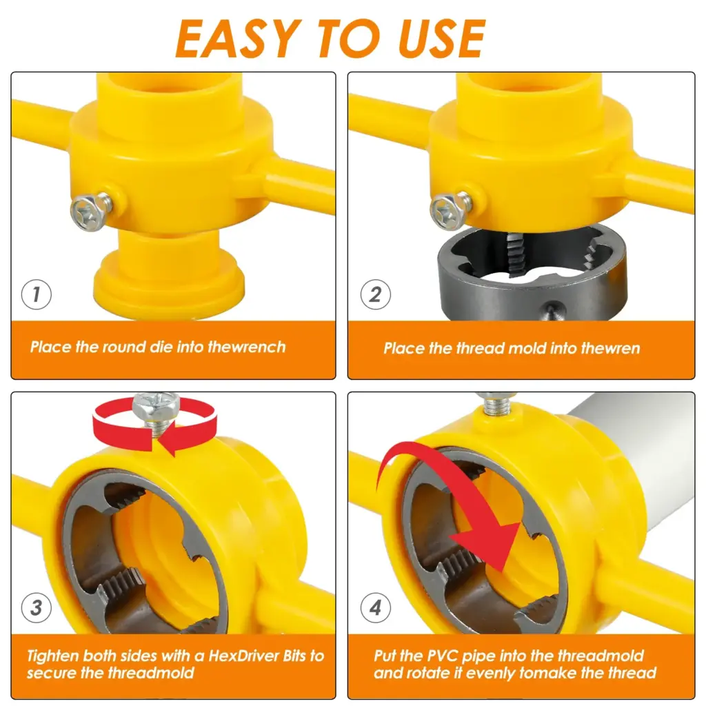 Heavy Duty Pipe Thread Cutting Tool - Image 2