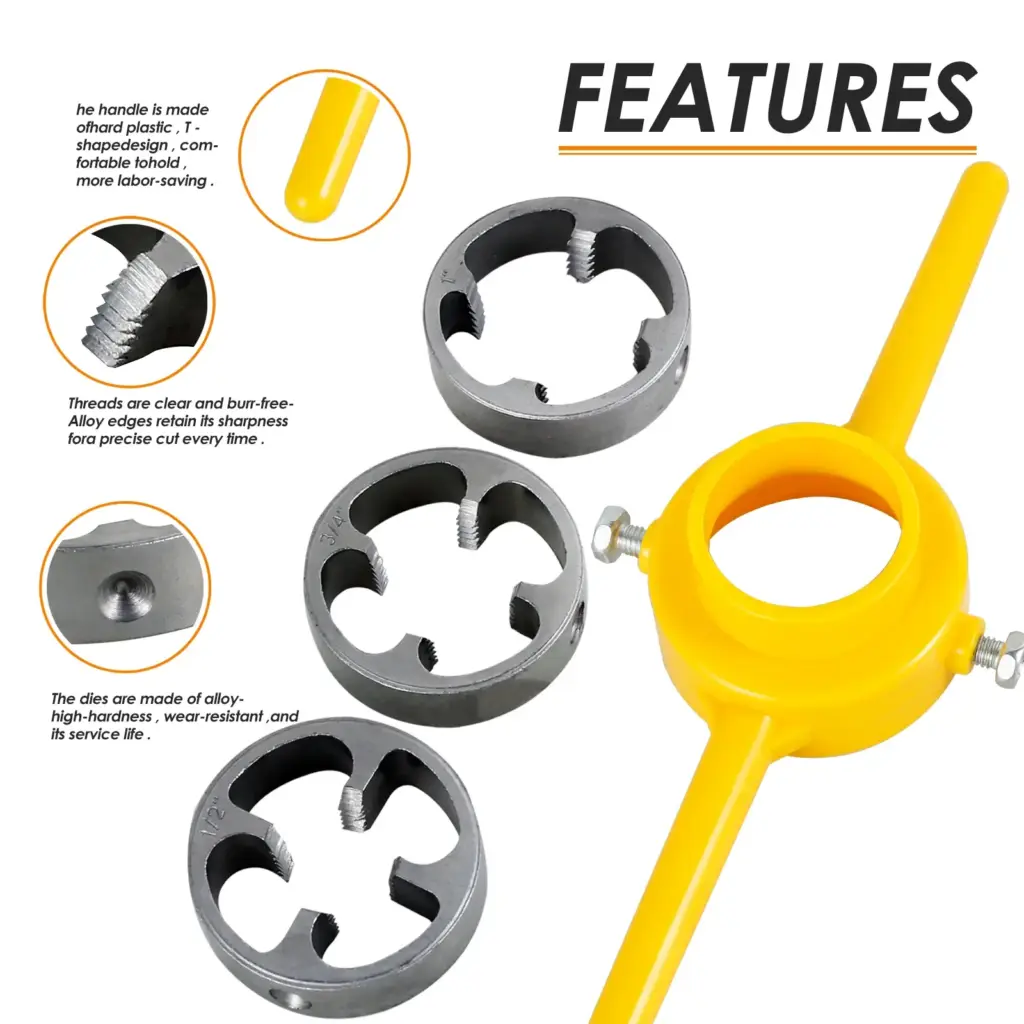 Heavy Duty Pipe Thread Cutting Tool - Image 5