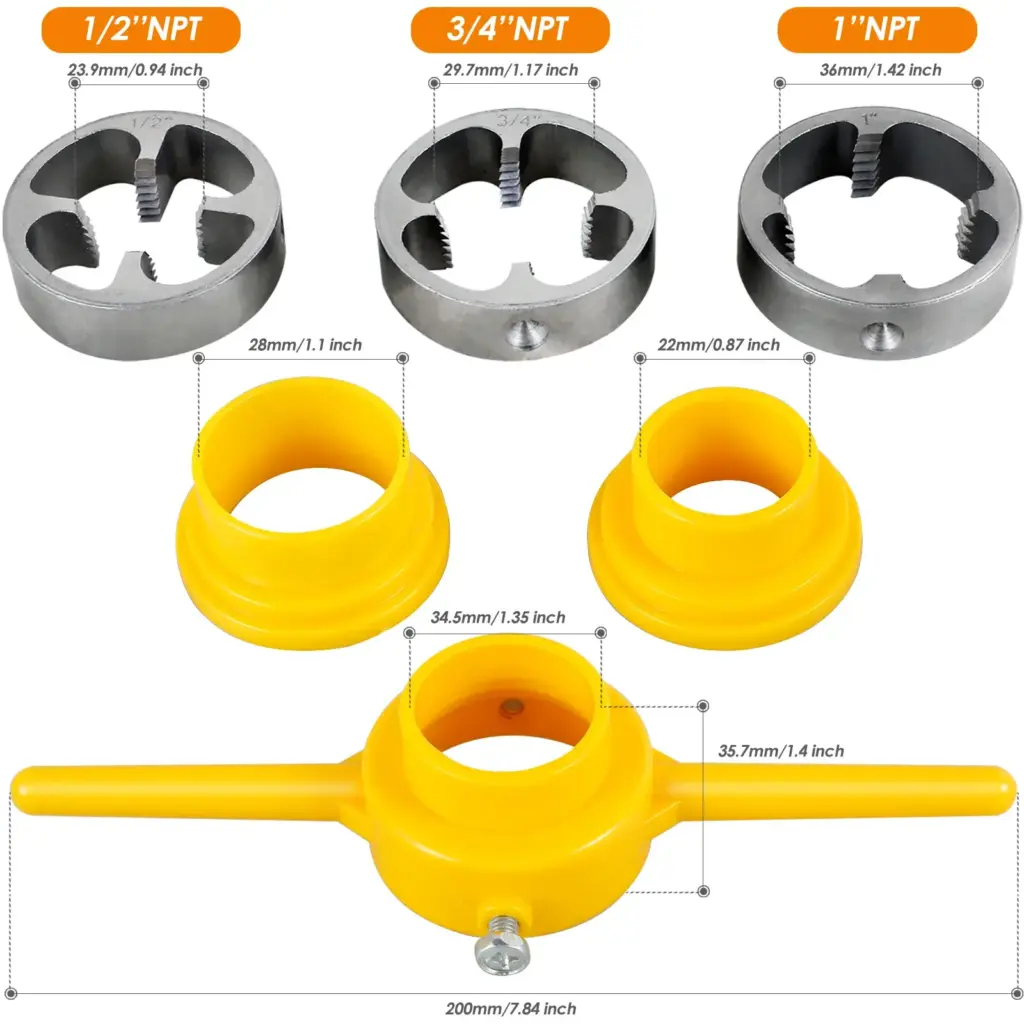 Heavy Duty Pipe Thread Cutting Tool - Image 4