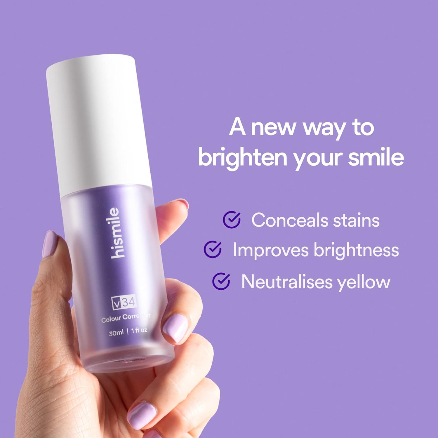 Hismile V34 Colour Corrector Toothpaste - Image 3