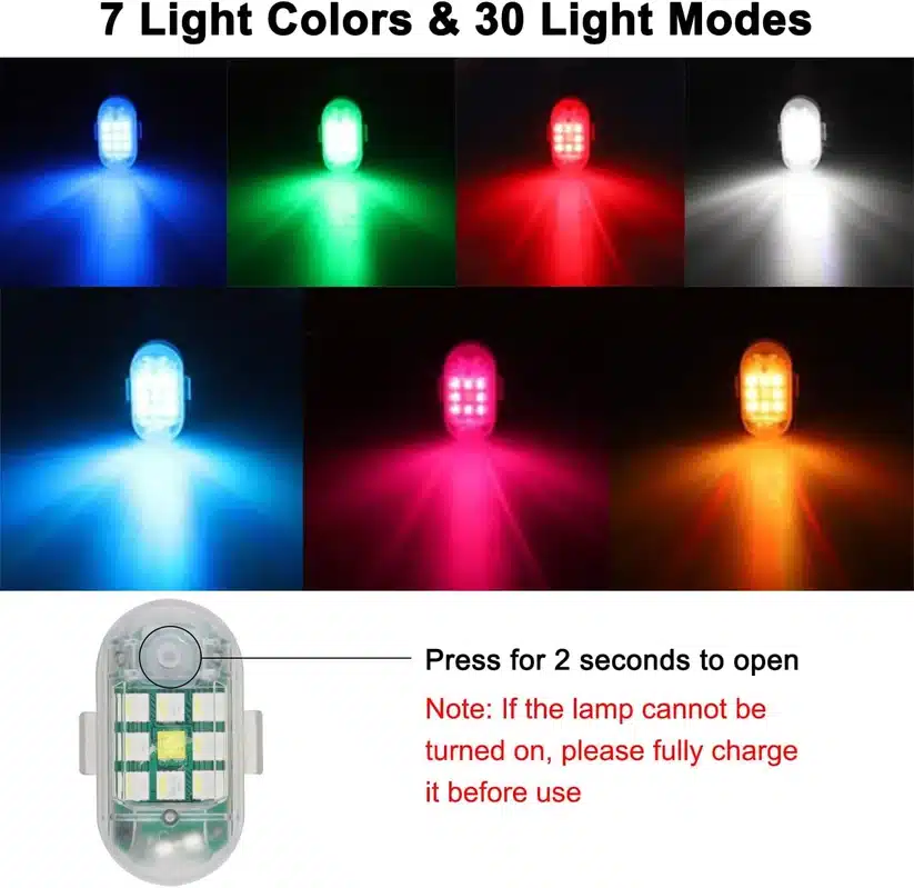 Remote Control Aircruft Light For Bike & Car - Image 5