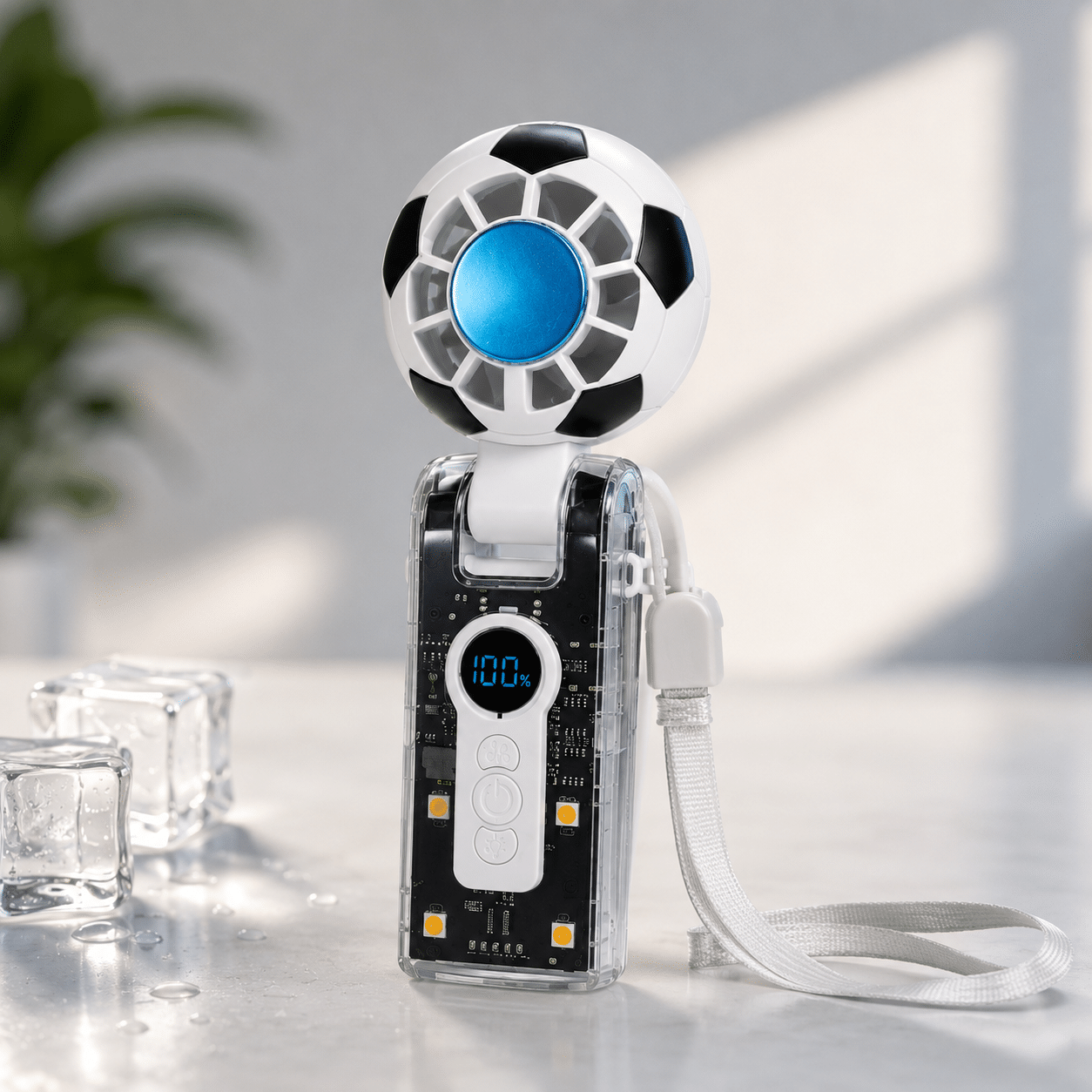 Ice Cooling Portable Fan-Football Edition - Image 2