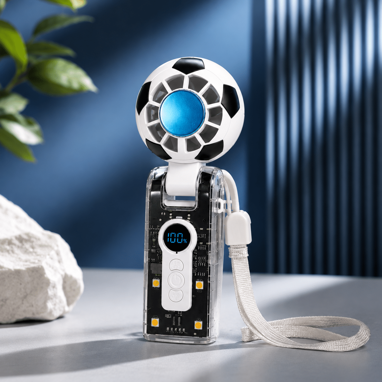 Ice Cooling Portable Fan-Football Edition