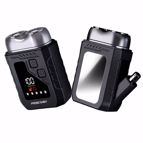 Double Head 2 in 1 Mini Electric Shaver & Nose Hair Trimmer