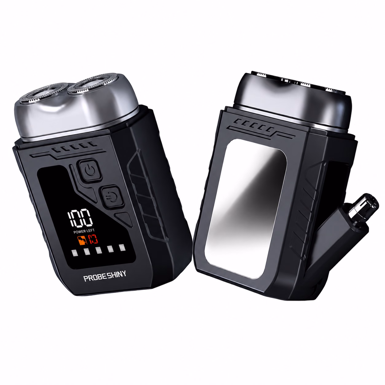 Double Head 2 in 1 Mini Electric Shaver & Nose Hair Trimmer